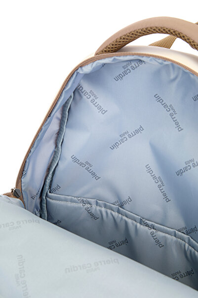 Pierre Cardin 18823 School Bag Water Resistant Multi-Compartment Brown