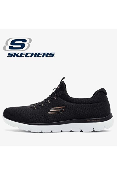 SKECHERS Summits 12980TK Günlük Kadın Spor Ayakkabı SİYAH-BEYAZ
