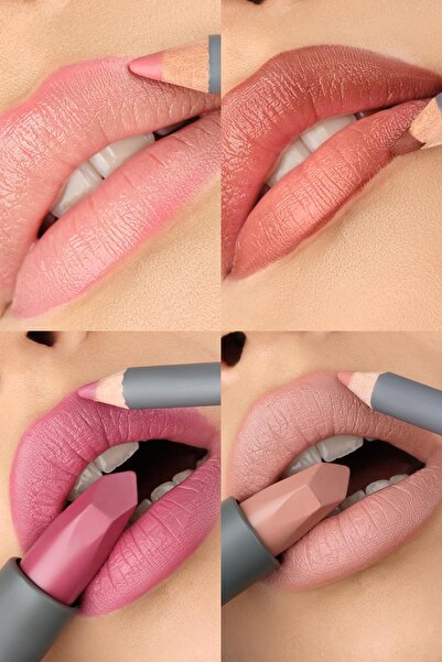 Alix Avien Uzun Süre Kalıcı Dağılma Yapmayan Nemlendirici Dudak Kalemi - Lipliner Pencil 03 Sheer Coral