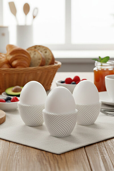 Noldor Modern Yumurtalık (3'LÜ) - Mermer Beyazı