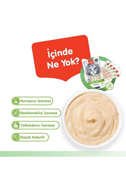 Wanpy Kidney Health Tavuk-Sebze Kedi Krema Ödülü 5x14gr 3lü Set