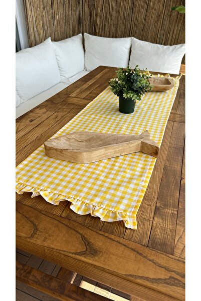 Decamor home حذاء مكشكش منقوش باللون الأصفر