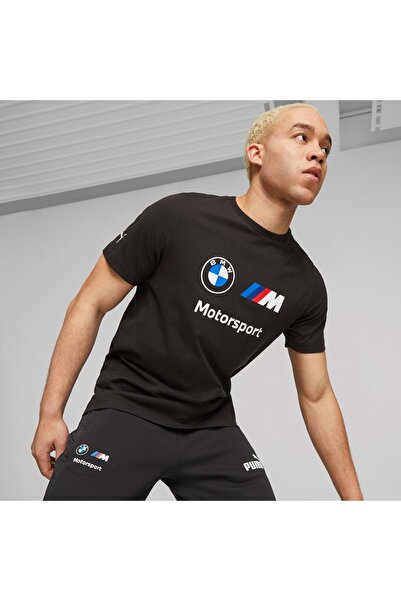 Puma 621314 BMW MMS ESS Logo Tee Bmw Team Ανδρικό T-Shirt ΜΑΥΡΟ