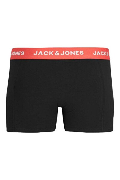 Jack & Jones Ανδρικά μαύρα εσώρουχα Jacadam Trunks 3 Pack Boxer 12213088-Μαύρο
