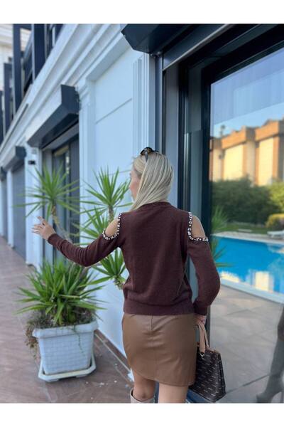 For Angels Πλεκτό πουλόβερ με ανοιχτόχρωμα αξεσουάρ