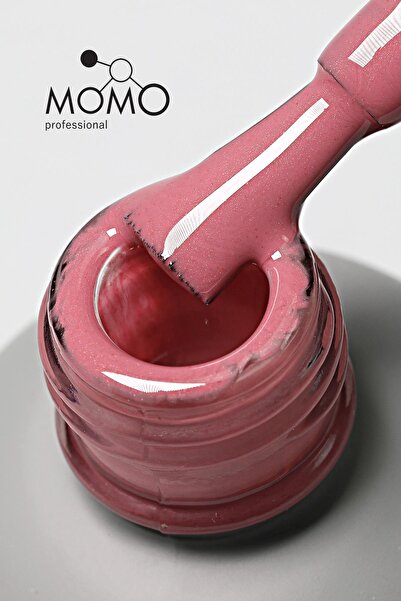 MOMO professional Kalıcı Oje S018, Simli Gül Kurusu, 14 ml, TPO- FREE