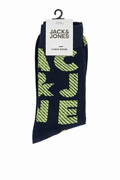 Jack & Jones Мъжки сини чорапи Jacillusion Color Sock 12240462-Navyblaze