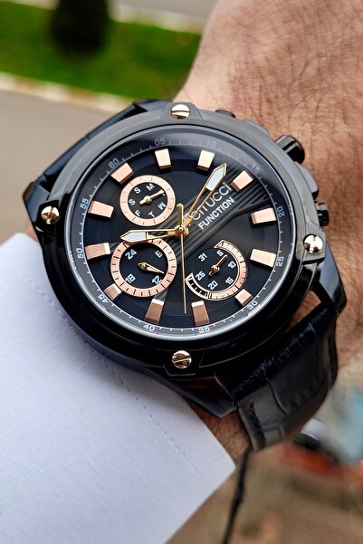 Ferrucci Göstergeleri Pembe Kordonu Siyah Renk Ayarlanabilir Kordonlu Fonksiy...