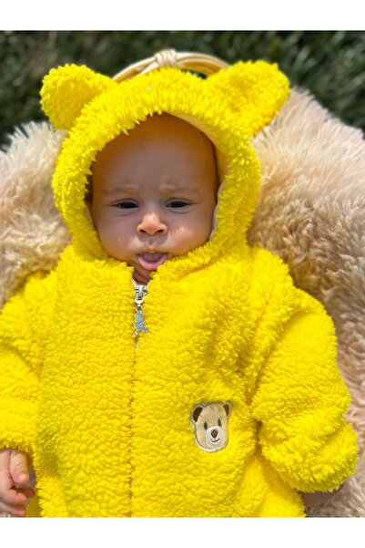 Bebesev Welsoft Plush Unisex Zippered Lined Winter Baby Sleeping Bag Baby Rompers Children's Rompers