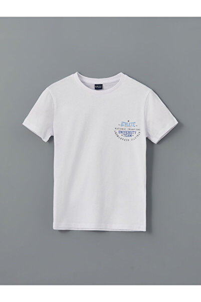 LC Waikiki Nova sezonska okrugla kragna majica za dečake - S5HE11Z4