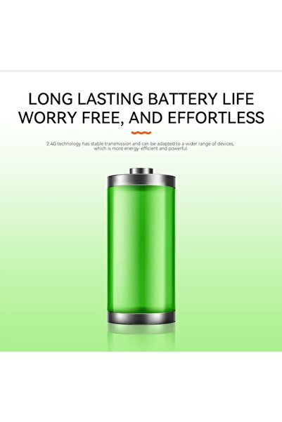 jertech Mouse SM-02 800 - 1200DPI Wireless, Bluetooth, White