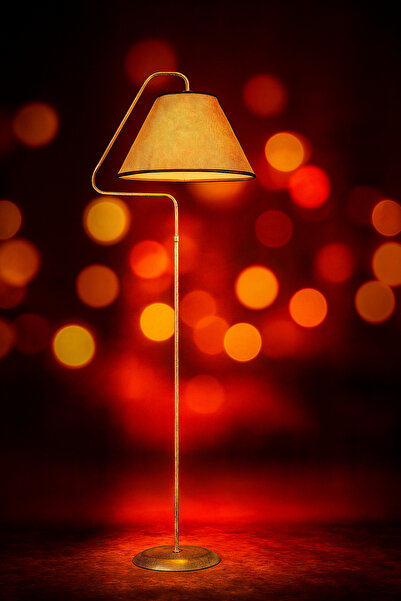 VENON Güven Avize Lambader Coude Krem Sarı Patine K.rengi