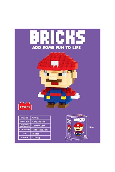 OEM Construction Set 173 Pieces with Mario Minifigure