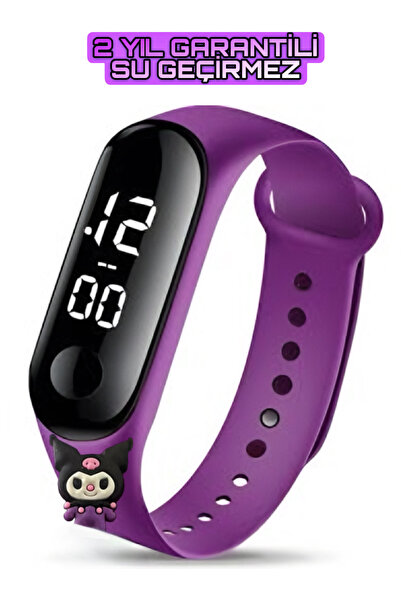 Onkatech Dijital Dokunmatik Led Ekran Su Geçirmez Figürlü Çocuk Kol Saati Bileklik 2023