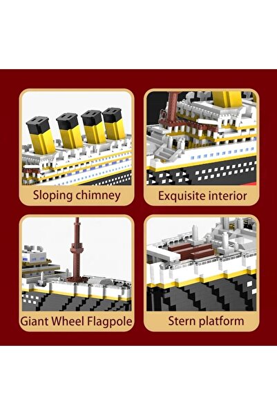 OEM Set constructie Titanic M2019, 2000 blocuri, plastic, pentru copii 7-14 ani
