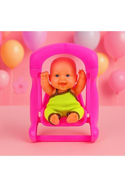 YL Dış Ticaret Fileli Salıncaklı Bebek Oyuncak - Oyuncak Bebek Salıncak Temalı