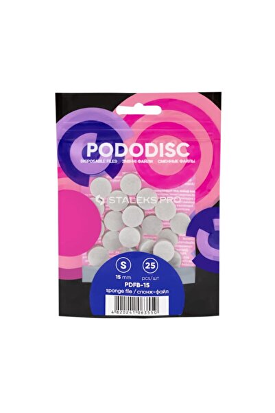 STALEKS PODODISC STALEKS PRO S Pedikür Disk İçin Sünger Törpüler (25 Adet)