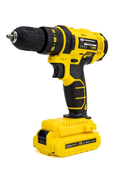 prohummer Akülü Plastik Mandren Darbesiz 58vf Vidalama Matkap Seti (SARI) 5p ...