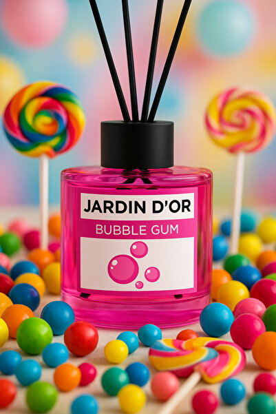 JARDIN D'OR Bubble Gum Reed Diffuser / Sakız Çubuklu Oda Kokusu 120 ml