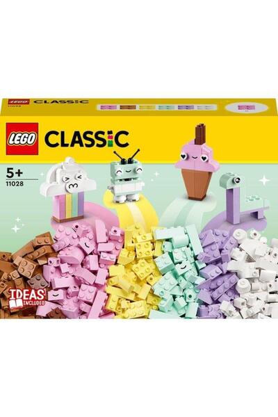LEGO ® Classic Creative Pastel Fun 11028 - مجموعة بناء للأطفال من سن 5 سنوات فما فوق (333 قطعة)