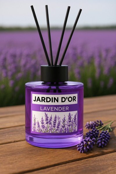 JARDIN D'OR Lavender Reed Diffuser / Lavanta Çubuklu Oda Kokusu 120 ML