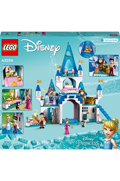 LEGO ® |   Disney princezna ™   Zámek Popelky a hezkého prince 43206 - Stavebnice (365 kusů)