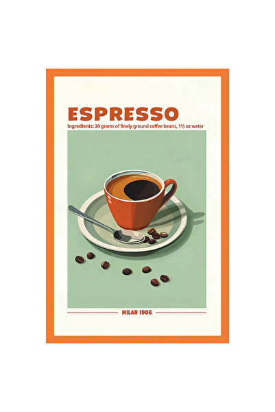 Hi Kami بطاقة ملاحظات هدية وإيصال بريدي من إسبرسو ميلانو 1906 |   وصفة الإسبريسو الأصلية |   10x15 سم