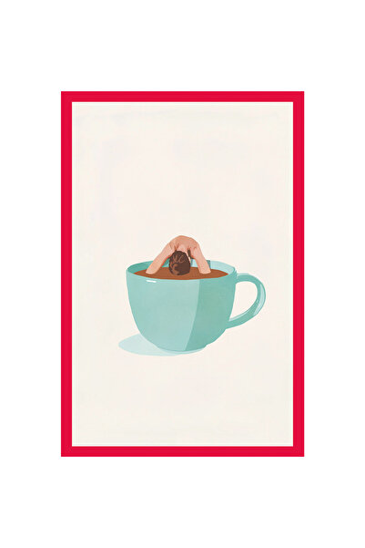 Hi Kami بطاقات هدايا بطاقات بريدية بطابع القهوة |   10x15 سم |   تصاميم خاصة ...