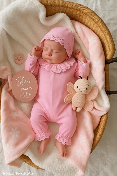 Minimus بدلة رومبير لحديثي الولادة للفتيات الصغيرات من روزا بدلة أطفال منسوجة...