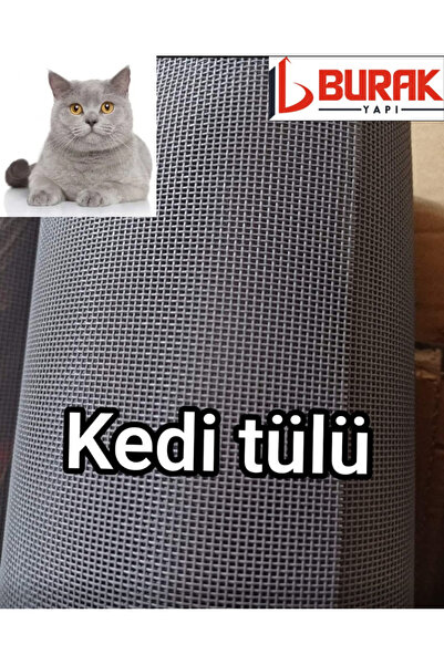 BURAK SHOP Yırtılmaz Sineklik Kedi Teli (En:100cm - Boy:120cm)(PET TÜL) (YIRTILMAZ TÜL)