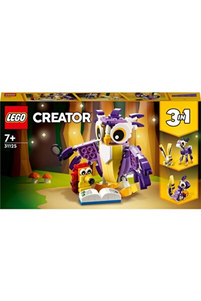 LEGO ® Creator 3 in 1 Fantasy Forest Creatures 31125 - Creative Toy Building Set (175 Pieces)