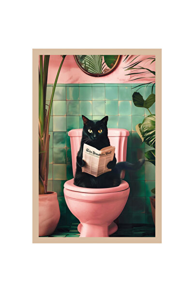 Hi Kami Decorative Postcards and Gift Note Cards with Cute Cat Illustrations |   Morning Routine - 10 X 15 cm