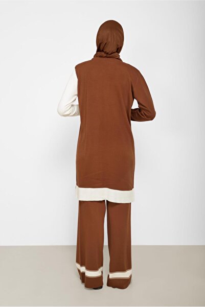 Alvina TRI-COLOR TRIPE DETAILED PANT.TRICK SUIT 42117