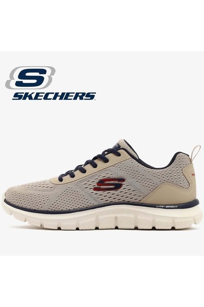 SKECHERS Track Leshur 232758TK Erkek Spor Ayakkabı BEJ