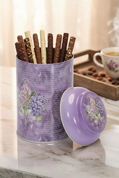 EVLE Ef088-28 Flower Purple Desenli Baharatlık 0,9 Lt