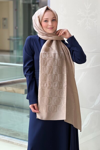Imannoor Checkerboard Pattern Naia Cotton Shawl