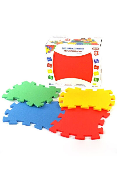 PİLSAN Poly Sonsuz Yer Karosu Lisanslı Oyun Matı 16 Parça