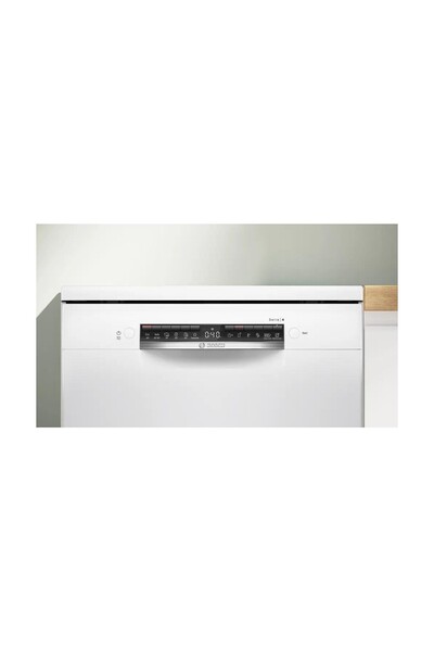 Bosch SMS4EKW63T Bulaşık Makinesi Solo Beyaz