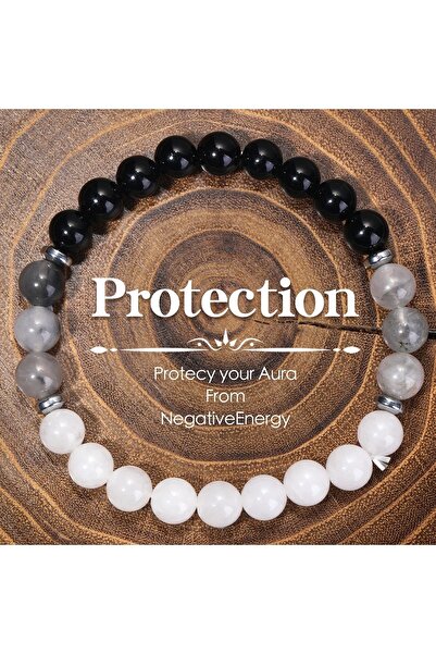 ESK KEHRİBAR Reflect Your Style with Certified Real Onyx Natural Stone Bracelets