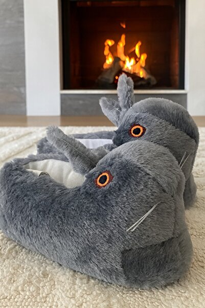 Moda Frato Modafrato Plush CC-99 Unisex Παντόφλες Κουνελάκια Πλουσιάρια