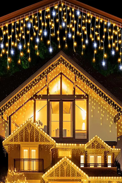 Tor Store 120 Ledli 20 Saçaklı Fişli Animasyonlu Led Aydınlatma Veranda Çatı ...