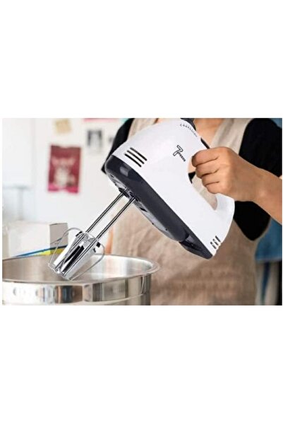 Generic 7-Speed Electric Hand Mixer, 120W KW-49001 - White