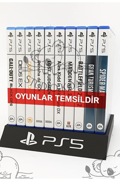 Koala Studio PlayStation 5 Cd Kutusu Düzenleme Rafı