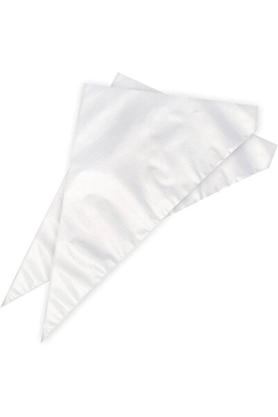 Ayver 100'lü Krema Sıkma Torbası Kullan At Krem Şanti Torbası Pasta Süsleme Yazı Yazma Torbası 14 "