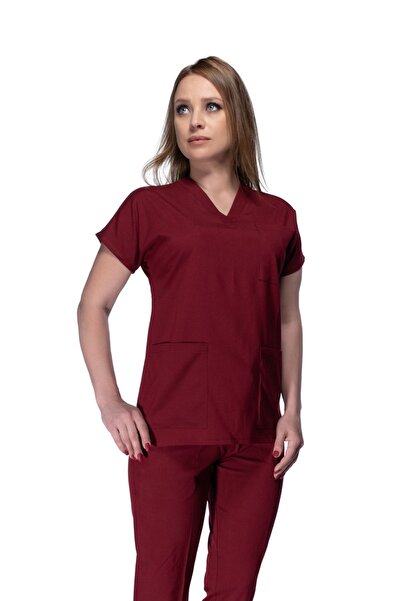 Sarıçiyil Üniforma طبيب ممرضة طوق جراحي واحد أعلى