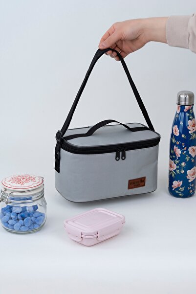 estrella paris Viva Thermal Meal Carry Bag Thermal Insulators and Camping Gray