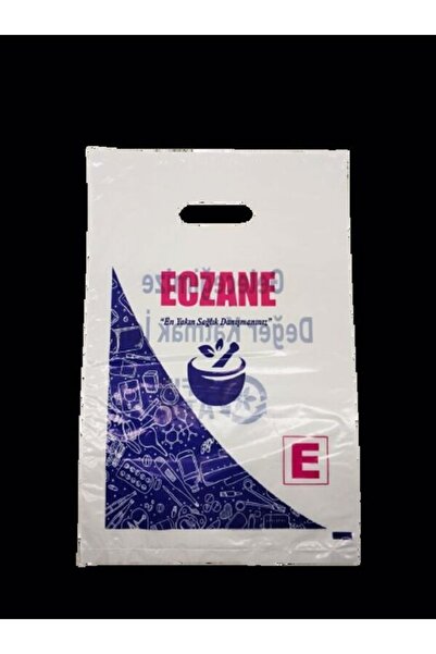 farmakoli Eczane Poşeti Bio Ortaboy Elgeçme 1000 Adet 22x33cm