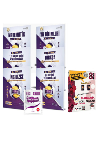 Bes Yayınları Ulti 2026 8. Sınıf Lgs H.ö.f. Haftalık Ödev Föyleri Seti (6 KİT...