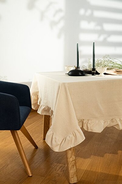 Dantelux Față de masă Charlotte - Față de masă minimă din in organic