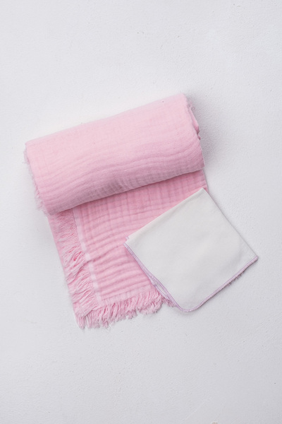 Lamonde 100X110 cm 4 Layer 100% Cotton Children's Muslin Blanket